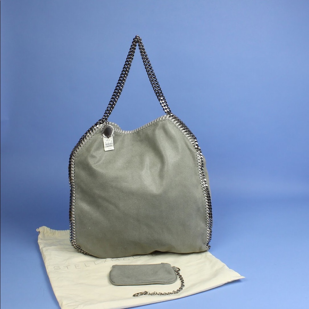Stella McCartney Grey Falabella Shaggy Deer Tote